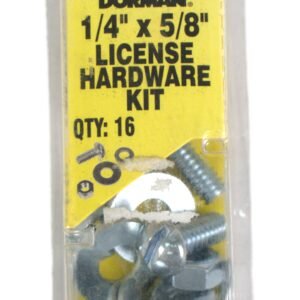 Dorman 1/4"-20 x 5/8inch License Plate Hardware Retainer Kit Part Number 785-154