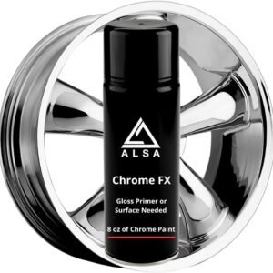 Genuine Alsa Chrome Paint - True mirror finish - Scratch resistant with no topcoat needed