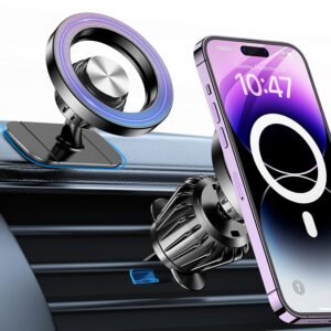 Kaistyle for Magsafe Car Mount【20 Strong Magnets】Magnetic Phone Holder for Car Phone Holder Mount Dash Mounted Holders Cell Phone Holders for Your Car Accessories for Women Men...